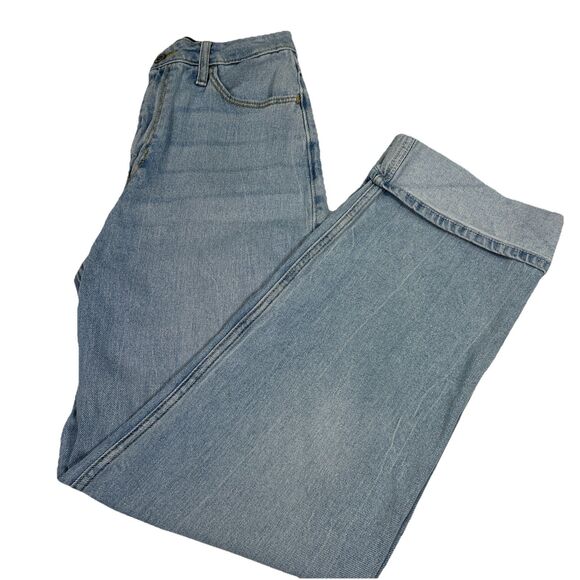 Hollister Cuffed Ultra High Rise Dad Jeans Women’s Size 1R 25x31 Light Wash - Picture 1 of 12